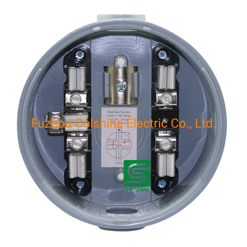 Electrical Meter Base 100A Single Phase Residential Meter Socket