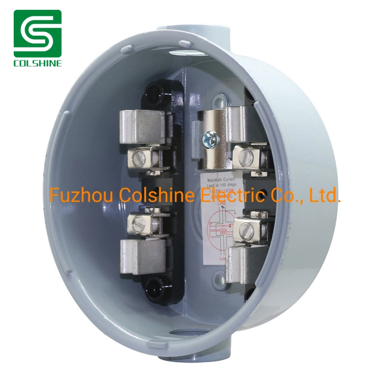 Electrical Meter Base 100A Single Phase Residential Meter Socket